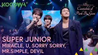 Download lagu Super Junior - Miracle   U   Sorry, Sorry   Mr. Simple   Devil | Cantabile de Park Bo Gum | KOCOWA  mp3