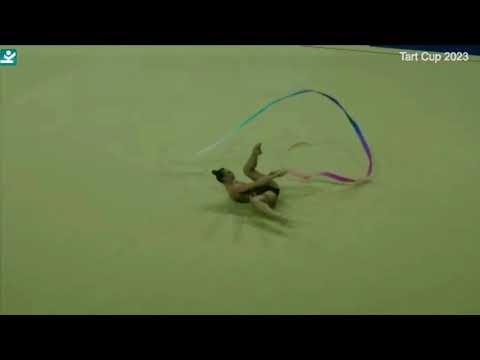 Cristina KORNIYCHUK (ESP). Ribbon. Grand Prix Brno Tart Cup 2023