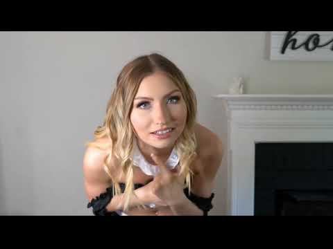 Beautiful girl Emma lingerie try on haul