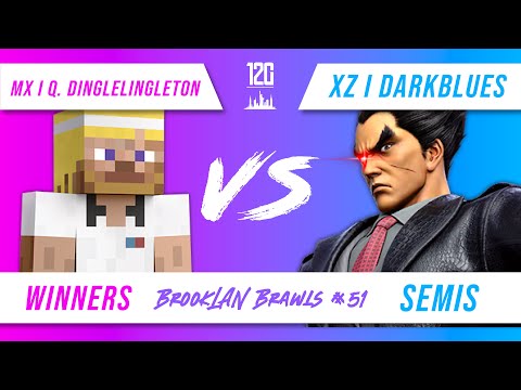 BrookLAN Brawls 51 - MX | Q. Dinglelingleton (Steve) v. XZ | Darkblues (Kazuya) - Winners Semis