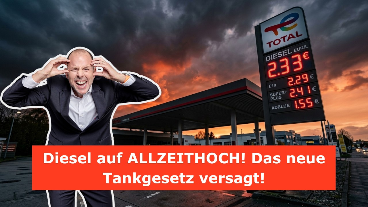 Diesel auf ALLZEITHOCH! Neues Tankgesetz – und Sprit wird trotzdem TEURER?! | Anwalt Solmecke