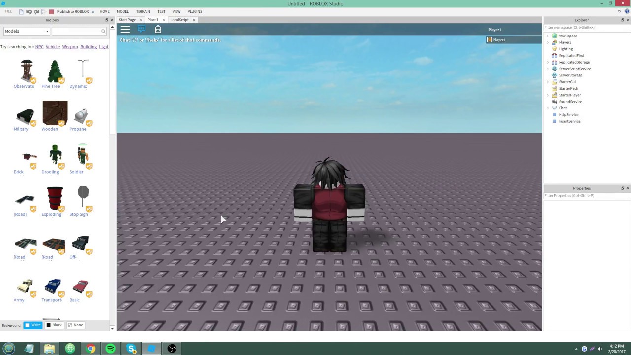 ROBLOX Lua Intermediate Scripting Tutorial 7 - UserInputService