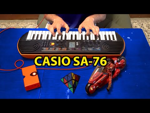 Casio SA-76 44-Key Portable Mini Keyboard 2010s - Black image 4