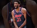 Joel Embiid may have TORN ligament in right thumb??#shorts