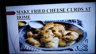 how to make baked fried cheese curds at home