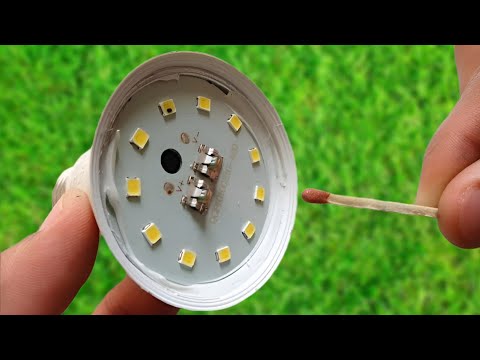 Few People Know This Tip To Repair LED Bulb At Home.