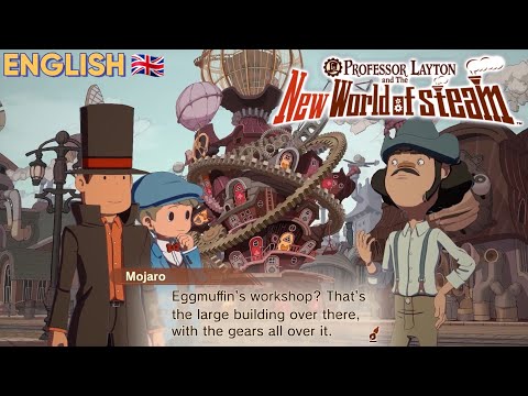 🇬🇧 PROFESSOR LAYTON AND THE NEW WORLD OF STEAM ENGLISH GAMEPLAY TRAILER
