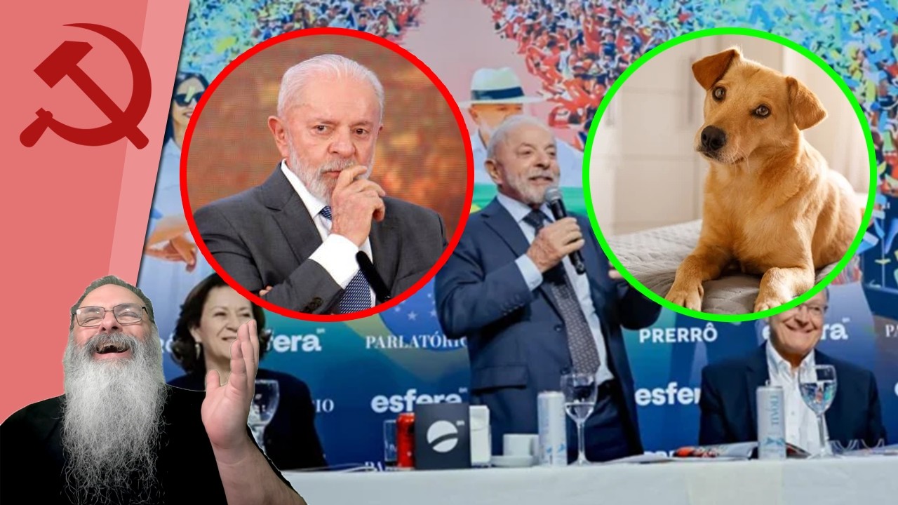 LULA pede para ESCOLHER entre ELE e o CACHORRO CARAMELO e FICA CHATEADO com o RESULTADO