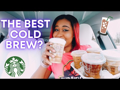 Trying Every Starbucks Cold Brew Coffee | Cold Brew...