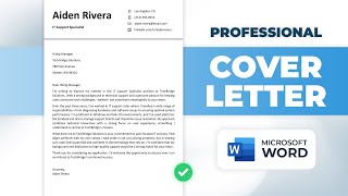 How to Make Cover Letter for Job Application | Free Format in Word