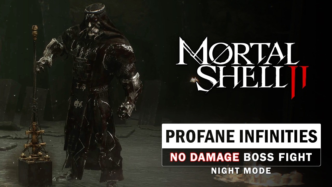 Mortal Shell 2 - Prophet of Profane Infinities Boss Fight (No Damage / Night Mode)