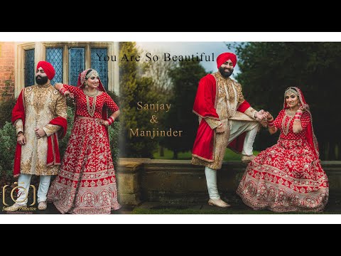You Are So Beautiful | Sanjay & Manjinder UK Sikh Wedding Teaser | Jalf Video Production