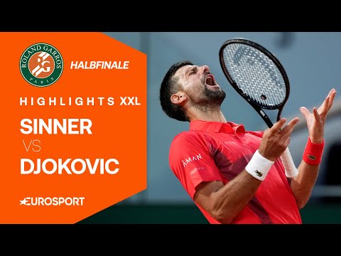 Jannik Sinner - Novak Djokovic | Highlights XXL deutsch | Halbfinale | French Open 2025