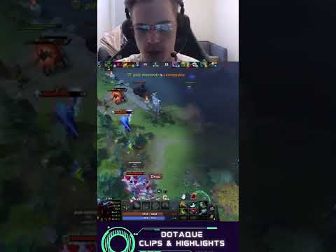 Topson tasting his own medicine  #dota2 #shorts #topson