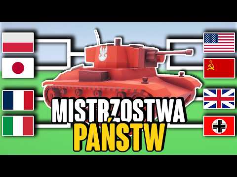 Które państwo zwycięży?! MISTRZOSTWA BOTÓW w grze Total Tank Simulator