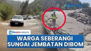 Warga Lebanon Pulang saat Gencatan Senjata, Nekat Seberangi Sungai, Jembatan Hancur Dibom Israel