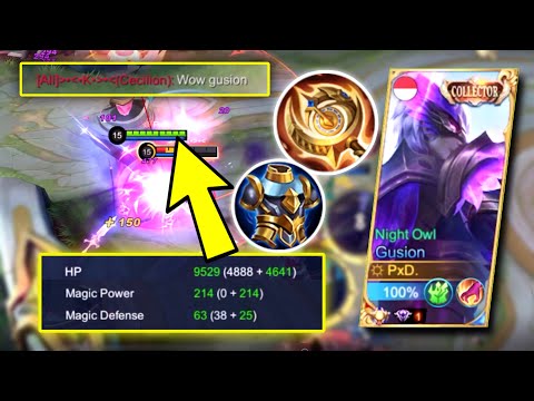 Gusion New POWERFUL Build for JUNGLER❗ (Recommended) | Best Gusion Build 2022 | Mobile Legends