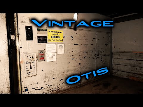 Vintage Otis Manually Controlled Freight Elevator with EPIC MOTOR