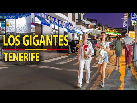 Los Gigantes, Tenerife 🌴 Virtual City Walk (4K) Relaxing Streets and Views