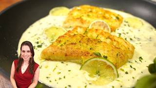 10 MINUTOS, PEIXE GRELHADO COM MOLHO DE LIMÃO, SUPER FÁCIL E RÁPIDO!