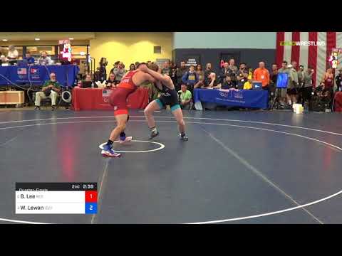 2018 FS WTT Challenge/UWW Juniors 70 Quarter-Finals - Brayton Lee (Red ) Vs. Will Lewan (izzy).mp4