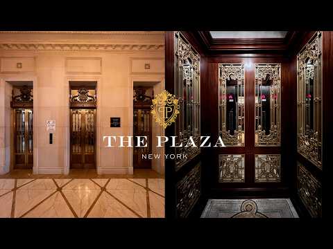 Beautiful OTIS Traction Elevators - The Plaza Hotel - New York, NY