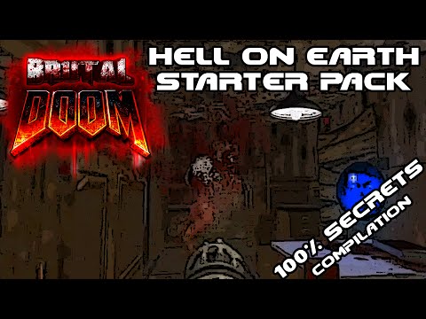 Brutal Doom Hell On Earth Starter Pack All Secrets Compilation
