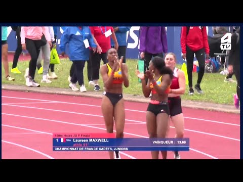 Championnat de France 21 -  Finale 100m H. Jum