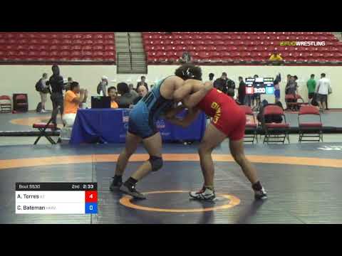 2018 Marine Corps US Open/UWW Junior Freestyle 79 Con 16 #1 - Andrew Torres (AZ) Vs. Cole Bateman