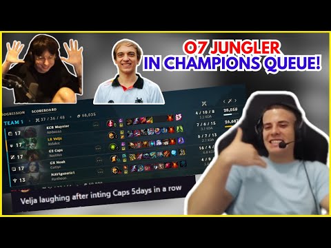 Velja On He Is Running Down With G2 Caps In Champions Queue