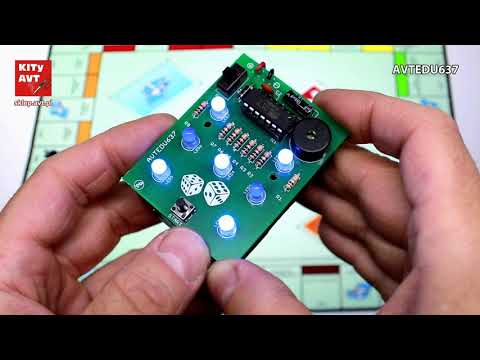 AVTEDU637 - Pikająca kostka do gry