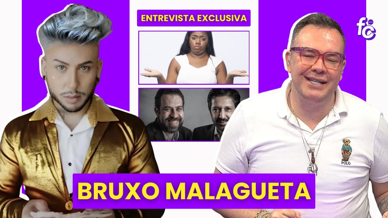 BRUXO MALAGUETA (FAZ PREVISÕES AO VIVO) - ENTREVISTA COMPLETA | Felipeh Campos