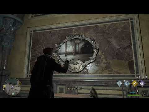 Hogwarts Legacy: Defence Against The Dark Arts Tower Moth Mirror Puzzle