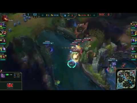 Roccat Vs G2 Game 2 HIGHLIGHTS EU LCS Spring Split 2017