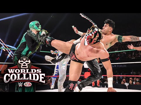 The LWO & Lince Dorado vs. Octagón Jr., Aero Star & Mr. Iguana: Worlds Collide 2025 highlights