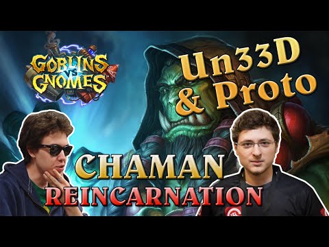 Hearthstone : Chaman Réincarnation GvG - Un33D & Proto - Légende TOP 100