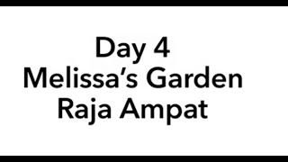 Day 4, Melissa's Garden, Raja Ampat