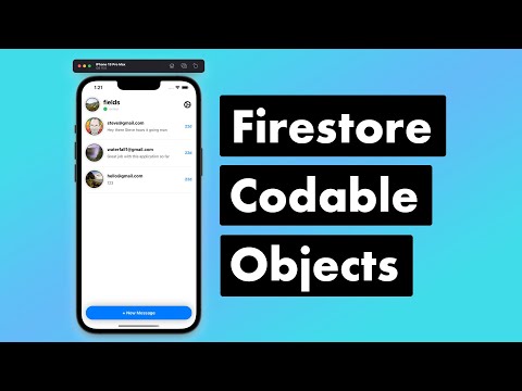 SwiftUI Firebase Chat 15: Firestore Codables Model Objects