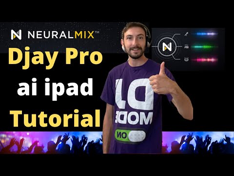 Djay Pro ai  ipad tutorial | How to use Neural Mix