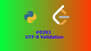 YouTube video 'No Sound Leetcode 393: UTF-8 Validation'
