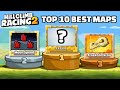TOP 10 BEST CUSTOM MAPS In Hill Climb Racing 2 Map Links