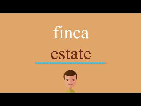 Cómo se dice finca en inglés