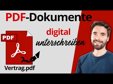 Tutorial: PDF digital unterschreiben mit Adobe Acrobat (digitale Signatur)