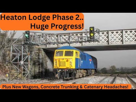 Heaton Lodge Phase 2 - Huge Progress This Week/New Wagons Land/The Best Concrete Trunking & More!