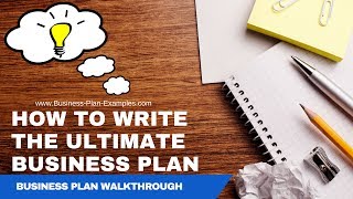 Business Plan Example | How To Write A Business Plan!