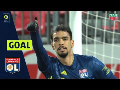 Goal Lucas TOLENTINO COELHO DE LIMA (9' - OL) STADE BRESTOIS 29 - OLYMPIQUE LYONNAIS (2-3) 20/21