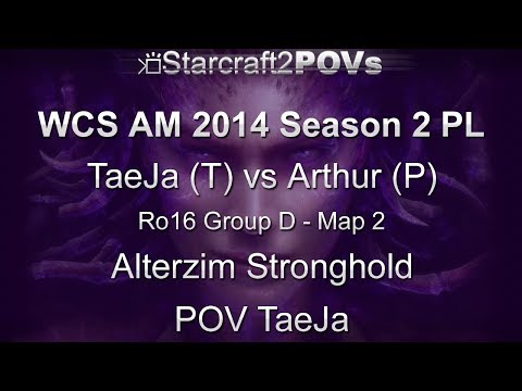 SC2 HotS - WCS AM 2014 S2 PL - TaeJa vs Arthur - Ro16 Group D - Map 2 - Alterzim - TaeJa