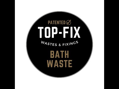 Slide 2 - Luxury Top Fix Click Clack Bath Waste - Matt Black (The Tunbridge Wells Brassware Co.)   (video)