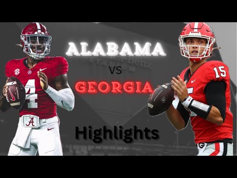 Clash of the Titans: Alabama Crimson Tide vs. Georgia Bulldogs Showdown Highlights 2023