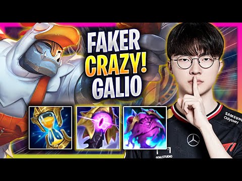 FAKER CRAZY GAME WITH GALIO! - T1 Faker Plays Galio MID vs Zoe! | Season 2025